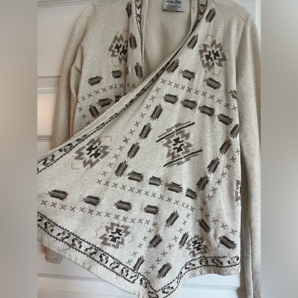 Stitched Western Boho Lucky Sweater